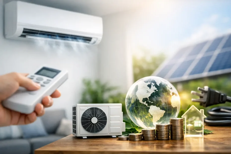 Climatisation réversible et consommation électrique