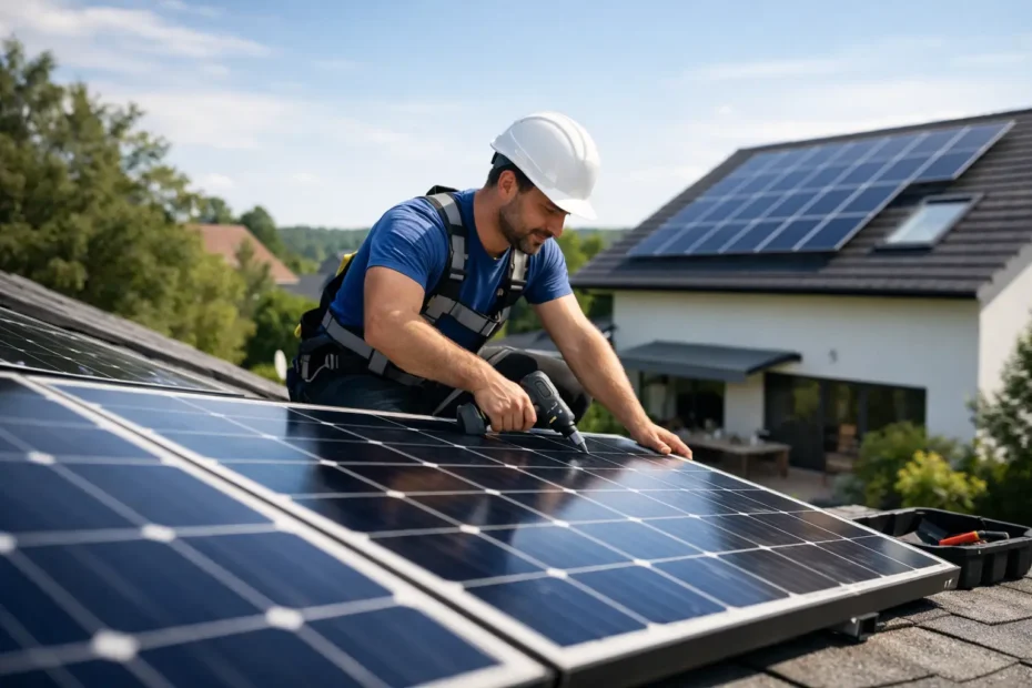 Installer des panneaux solaires chez soi